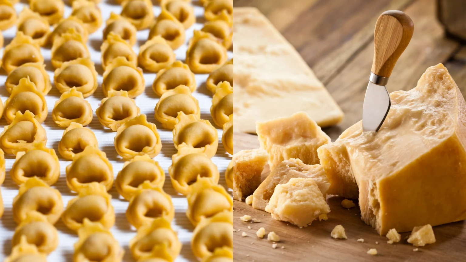 Cosa mangiare a Parma e Bologna: tortellini e Parmigiano-Reggiano