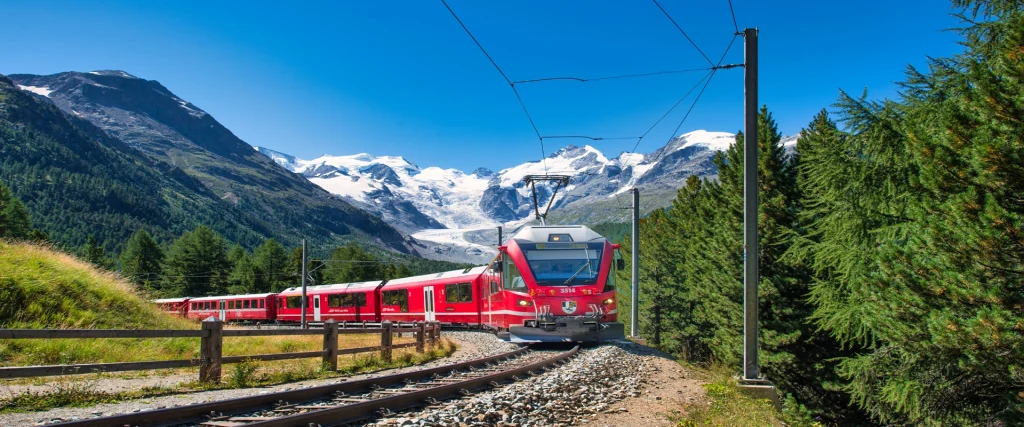 Gita in giornata con il Trenino rosso del Bernina