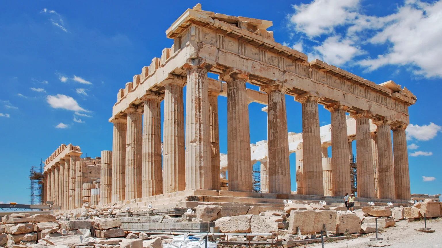 grecia atene acropoli partenone tempio copia