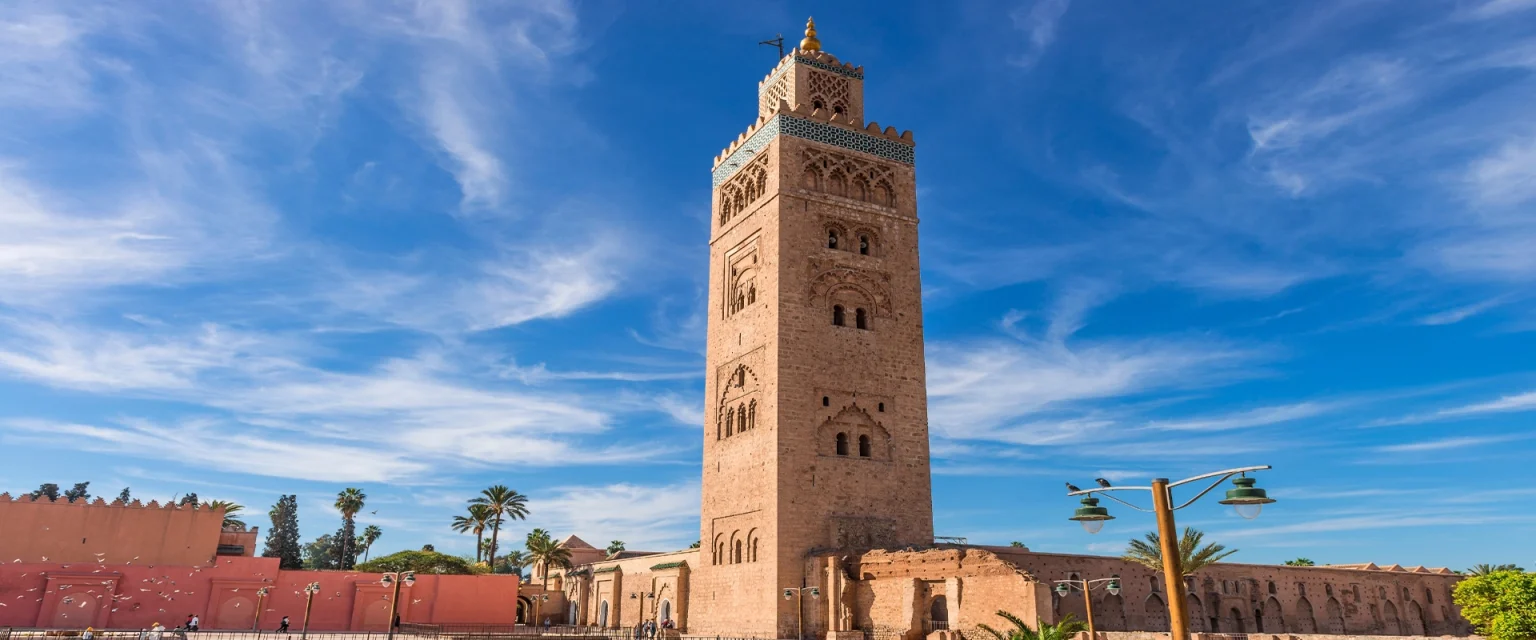 marocco marrakech koutubia moschea minareto copia